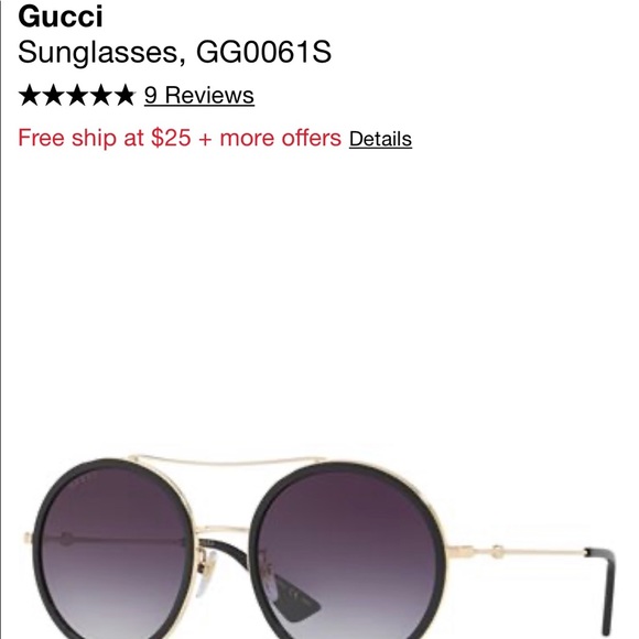 Authentic Gucci Sunglasses - Picture 6 of 8